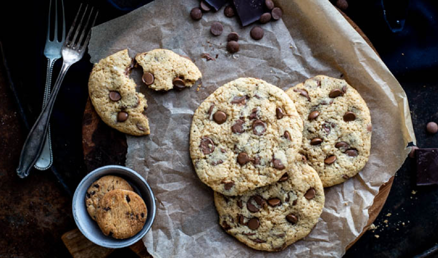 Chocolate chip cookies zonder ei of boter