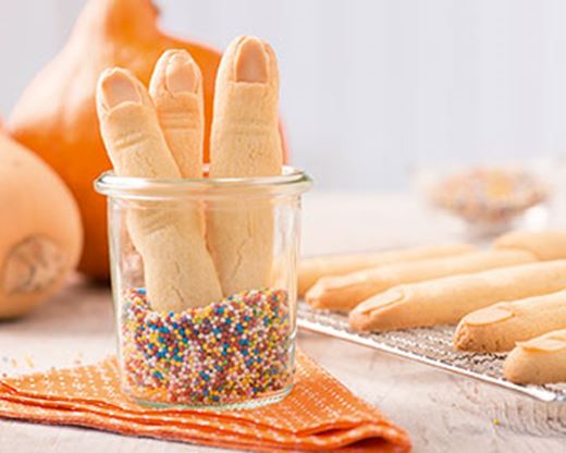 recipe image Griezelige vingers voor Halloween